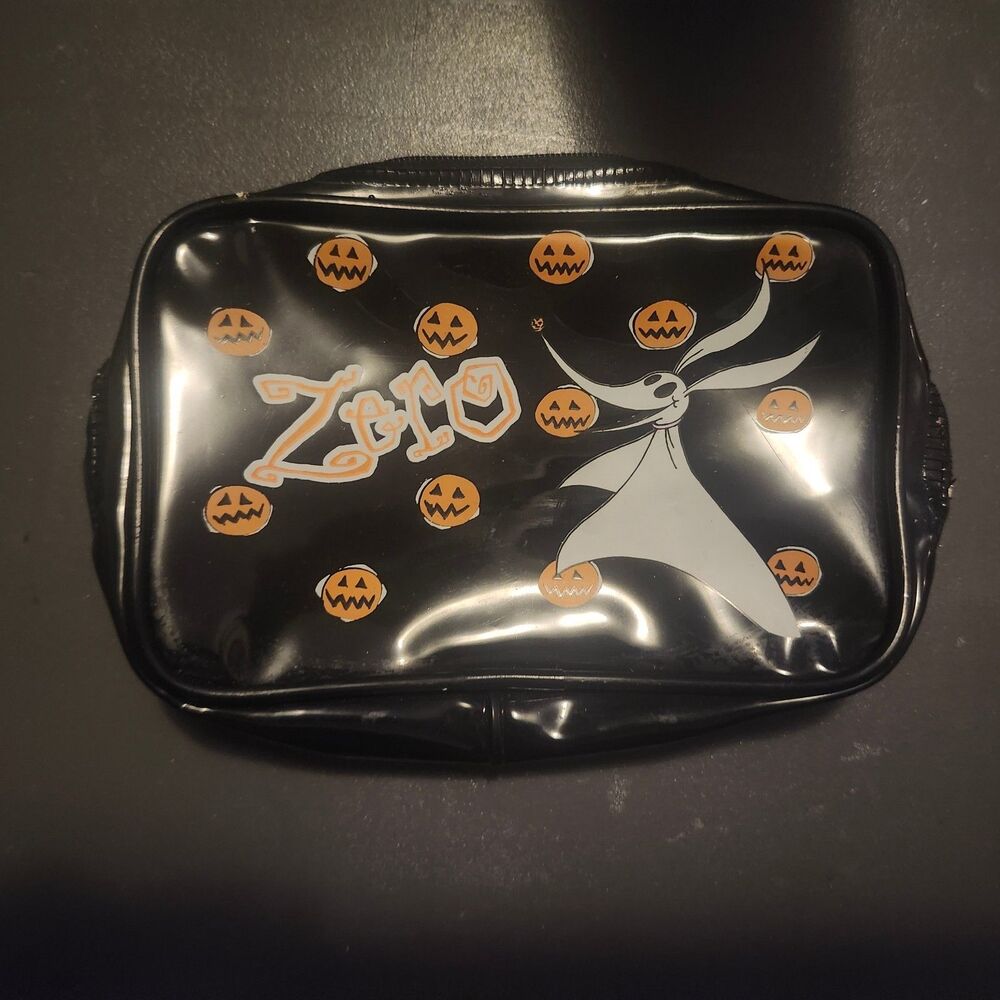 Disney Nightmare Before Christmas Zero Makeup Bag Coin Purse Wallet 90s vintage